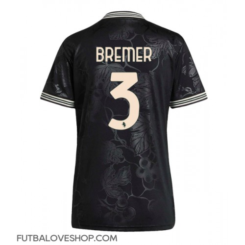 Dres Juventus Gleison Bremer #3 Tretina pre Ženy 2025-26 Krátky Rukáv